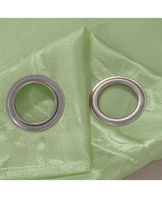 100% Polyester Aiden Printed Textured Grommet Curtain Panel