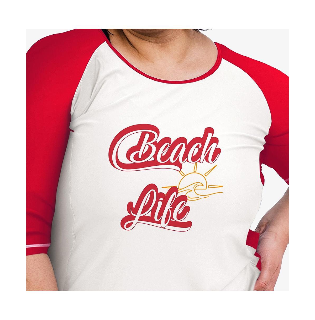 Calypsa Plus Loose Fit Margaux Swim Top