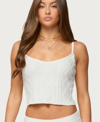 Women's Louise Cable Knit Tank Top