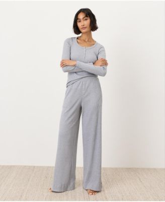 Women's Dream Rib Slim Henley made with organic cotton Top