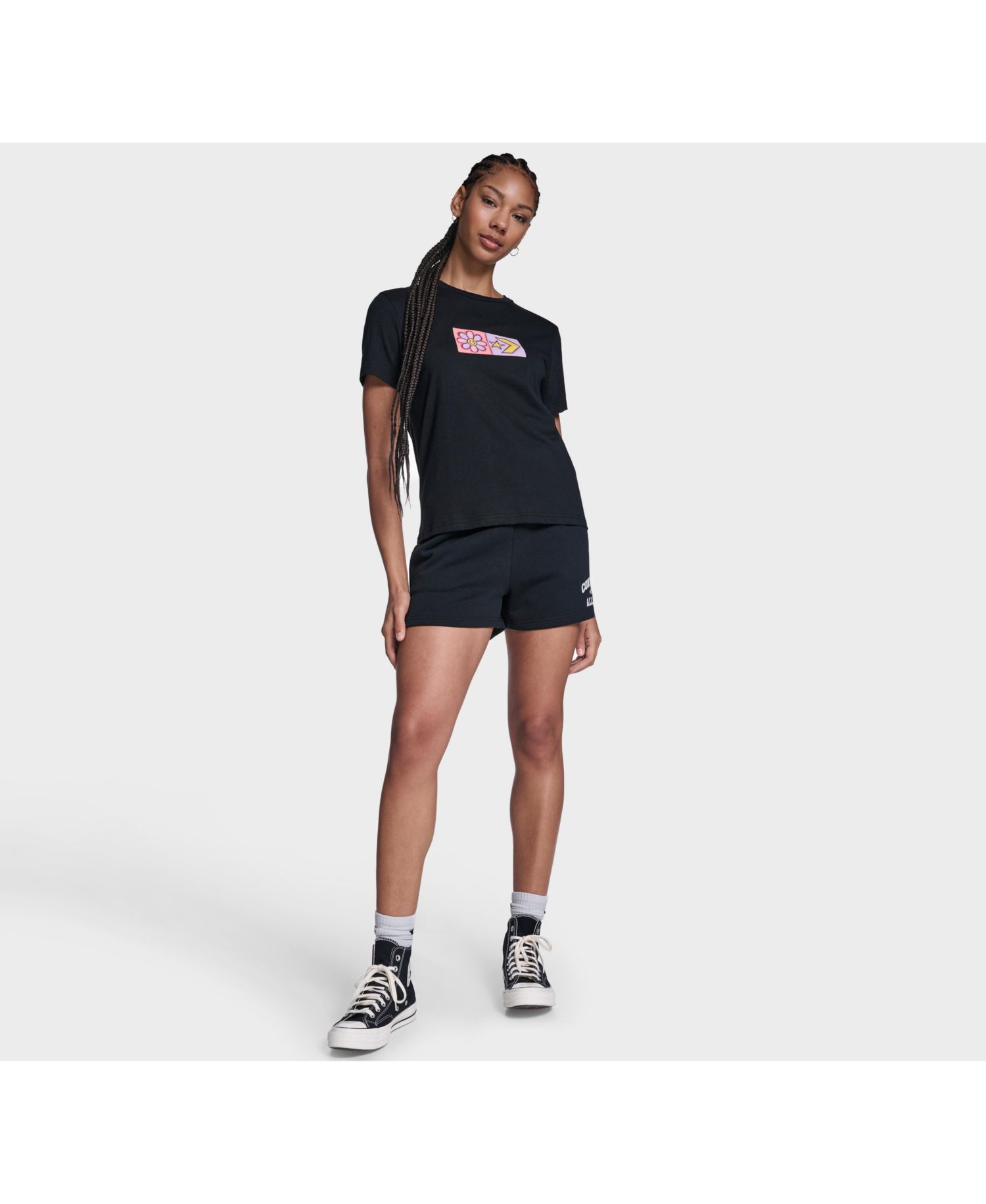 Women's Flower Grid T-Shirt