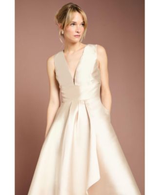 Women's Plunge Waterfall Maxi Dress