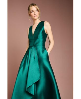 Women's Plunge Waterfall Maxi Dress