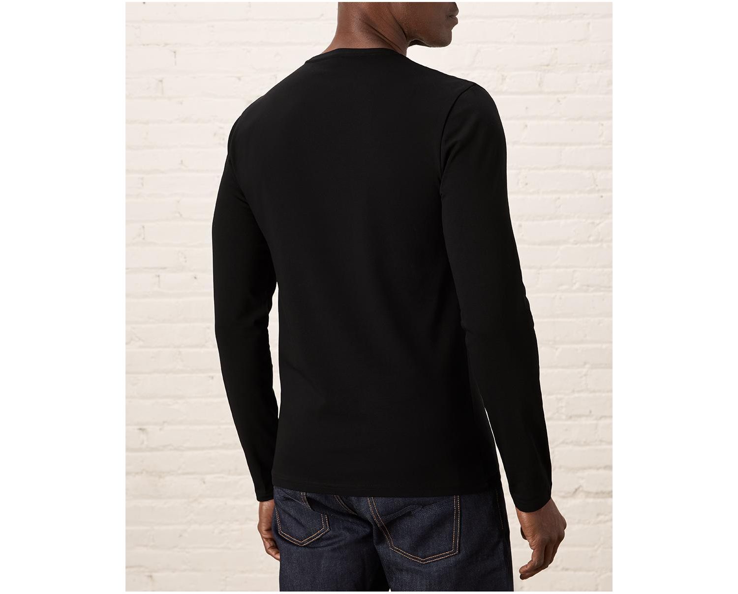 Men's Luxe Signature Slim Long Sleeve Tee Made With Organic Cotton