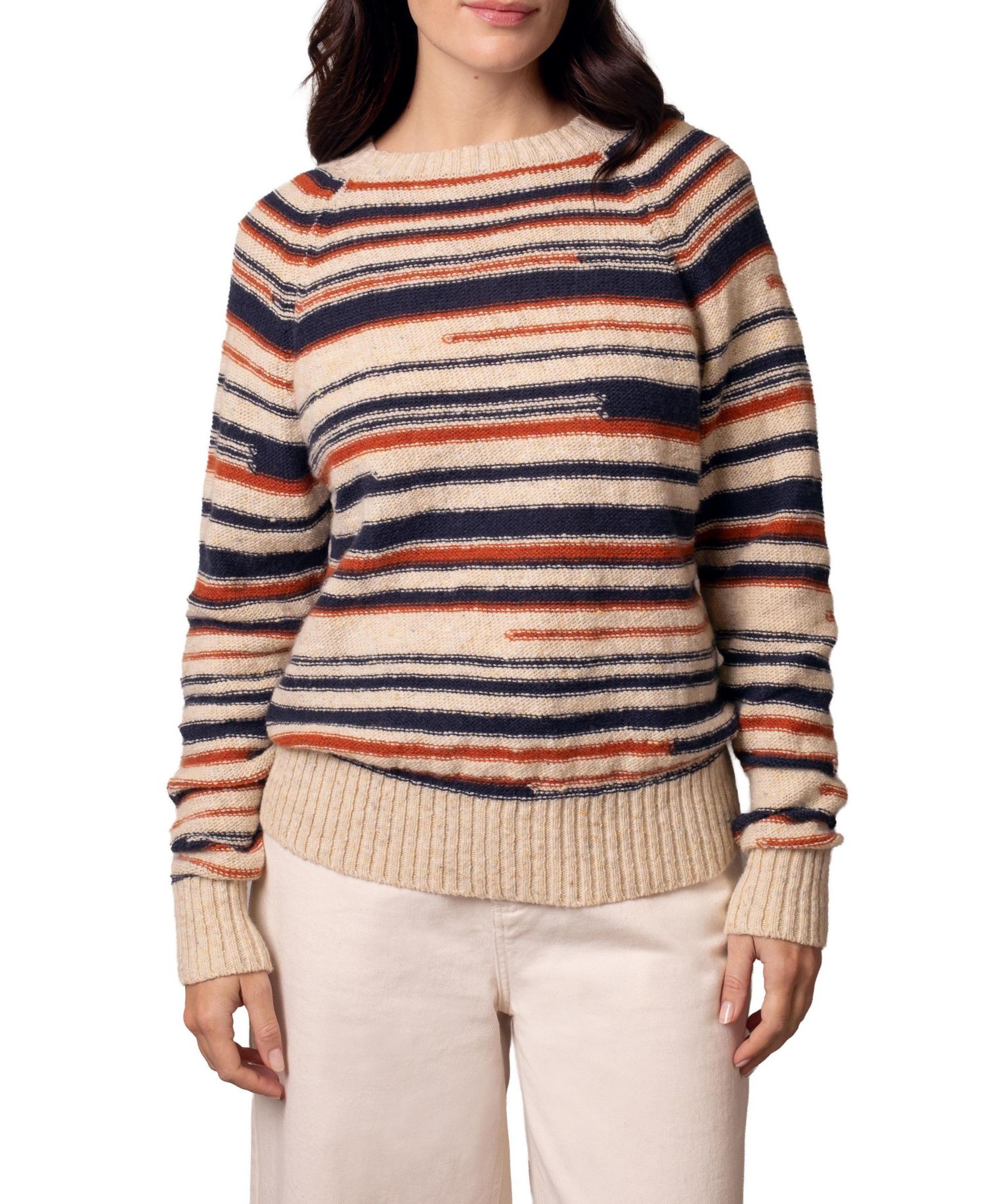 Women's Donegal Broken Stripe Sweater