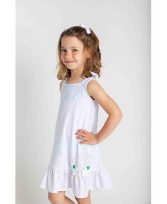 Big Girls Knit Eyelet Coverup