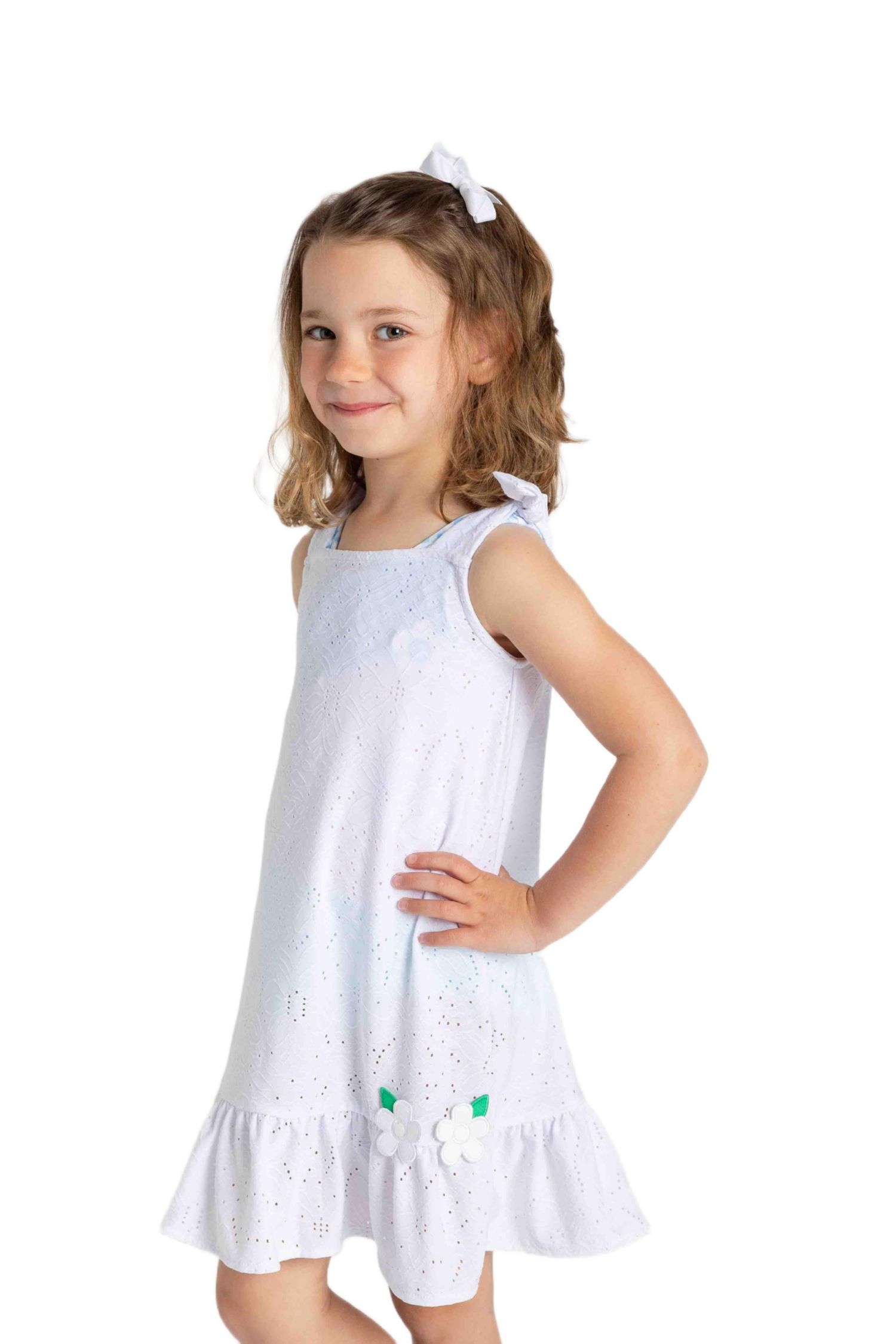 Big Girls Knit Eyelet Coverup