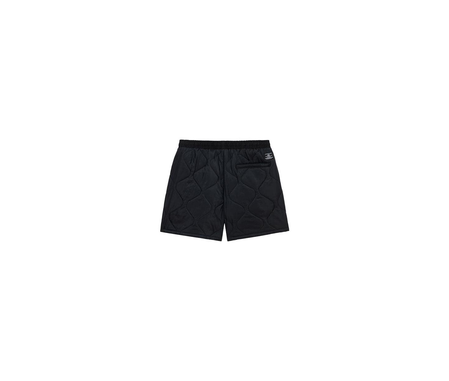 Мужские шорты Alpha Industries Relaxed Quilted Short, цвет: Чёрный — фото 2