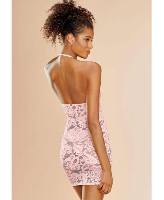 Women's Lace Halter Negligee