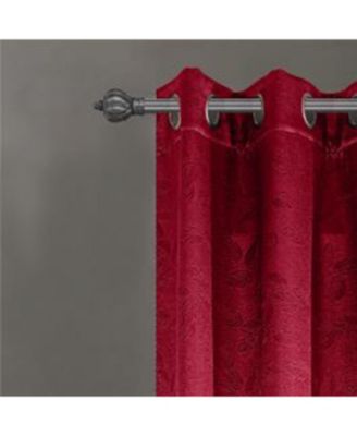 100% Polyester 200 GSM Arlo Embossed Blackout Grommet Curtain Panel 54" x 84"
