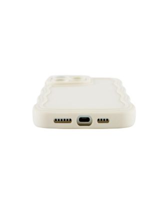 Green Plain Wavy iPhone 14 Pro Max Case