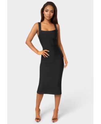 Womens Bandage Midi Tank Dress