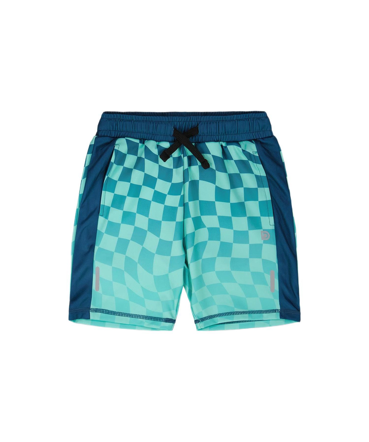 Boys Little/Big Athletic Shorts in Polyester Printed Checkerboard