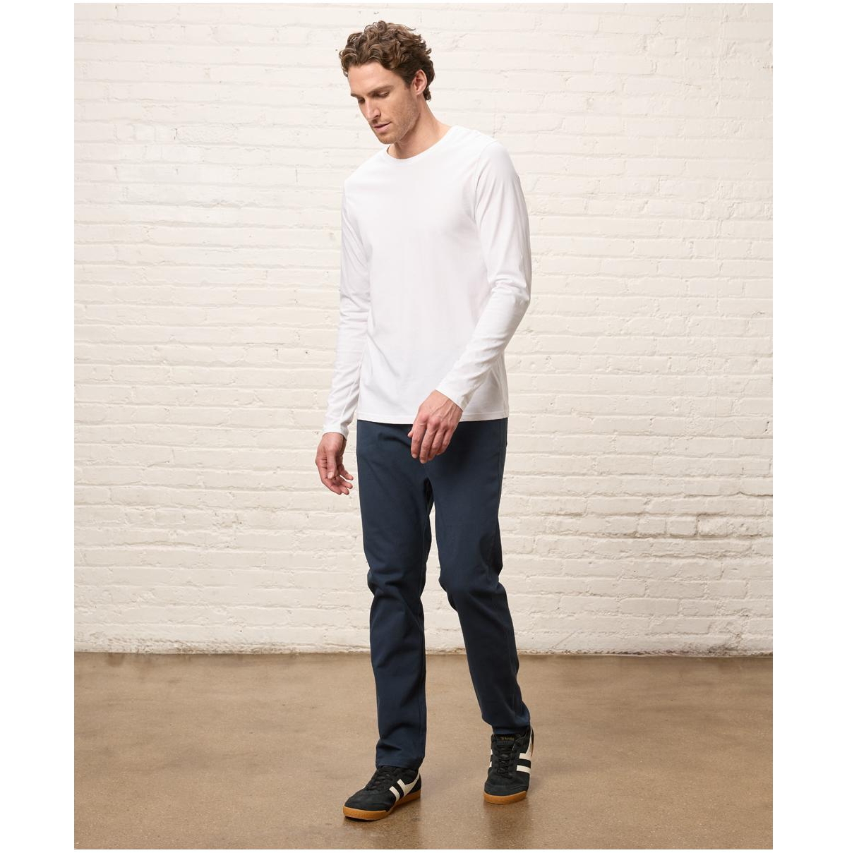 Pact Men's Organic Cotton Essential Long Sleeve Tee