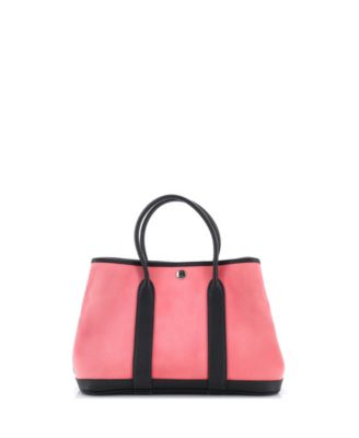 30 Garden Party Tote Toile and Leather