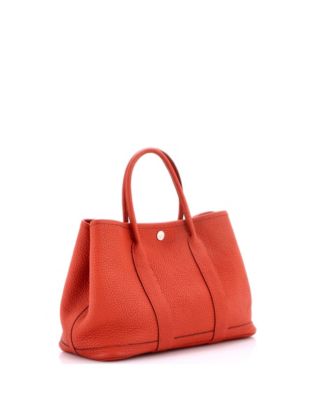 30 Garden Party Tote Leather