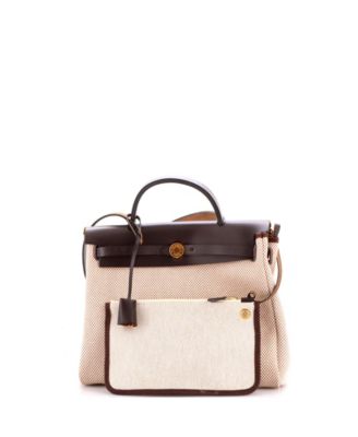 31 Herbag Zip Criss Viking Toile and Leather