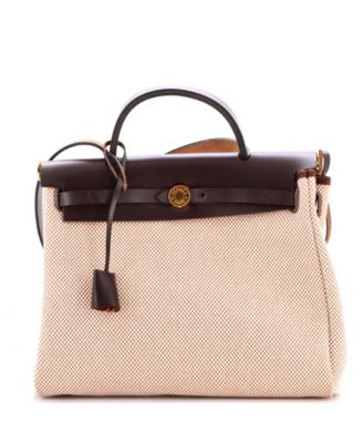 31 Herbag Zip Criss Viking Toile and Leather