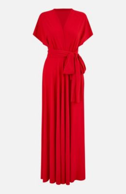 Women's Jersey Stretch Multiway Maxi Dress