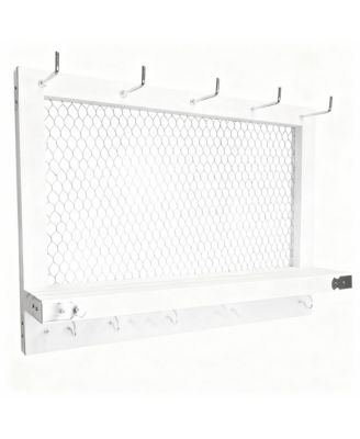 Rustic Space Saving Wall Organizer for Jewelry and Accessories