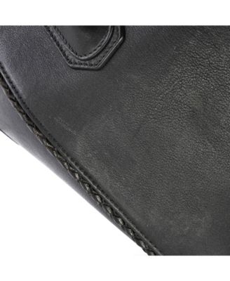 Small Antigona Bag Leather with Woven Detail