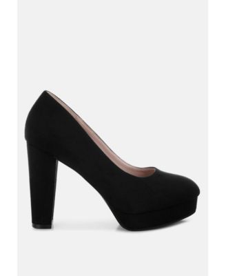 Womens Olanta Block Heel Pumps