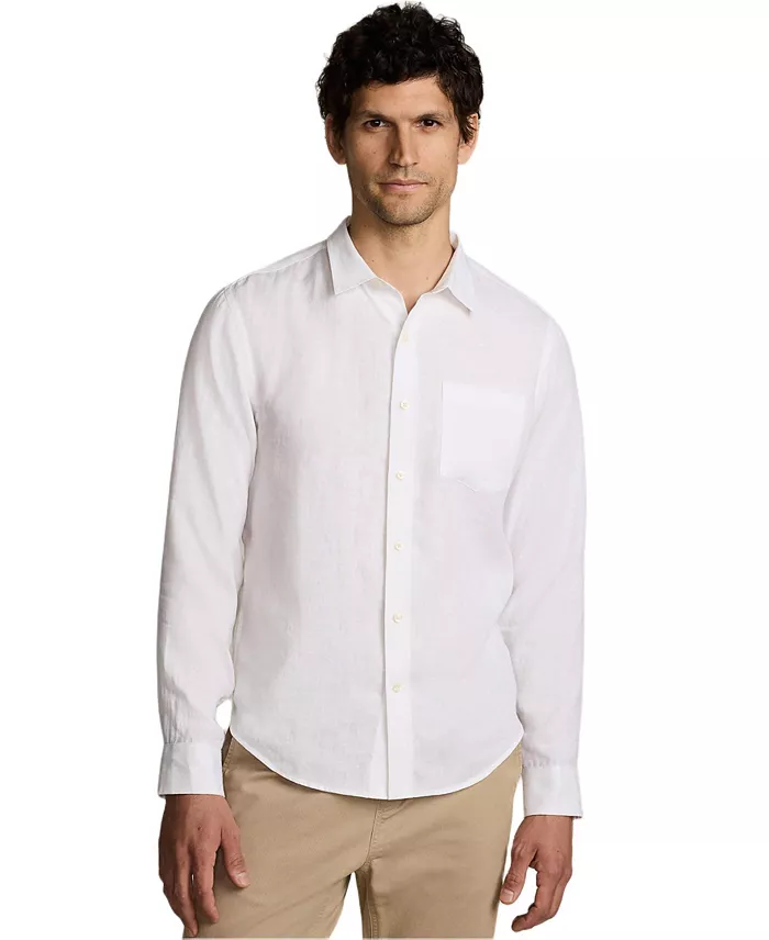 Men's Long Sleeve Linen Shirt