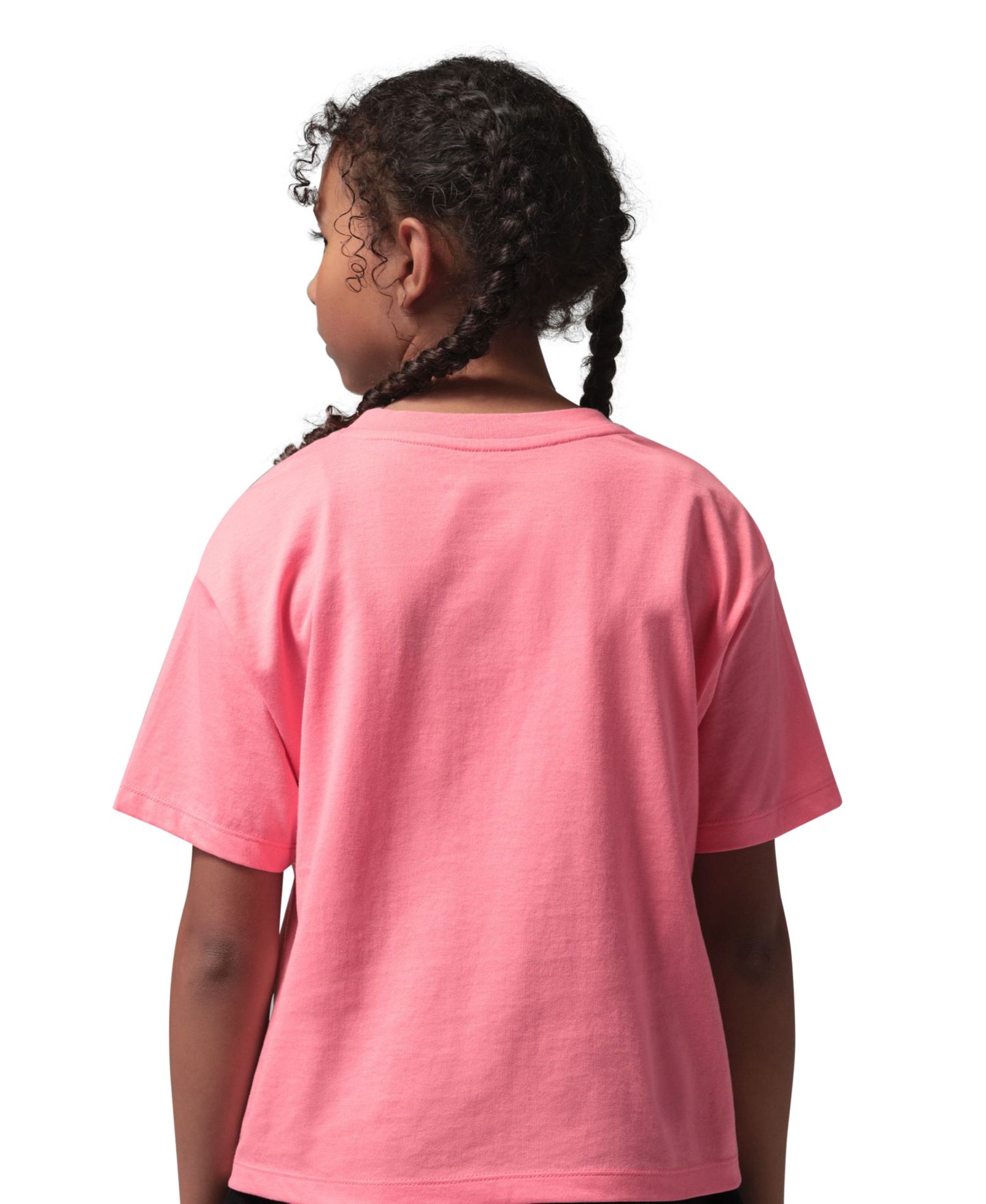 Футболка Jordan Brooklyn Essentials T-Shirt для девочек, цвет: Розовый — фото 5