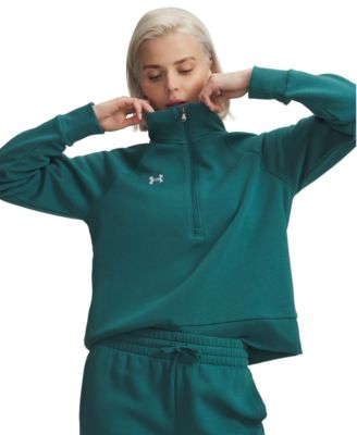 Women's Rival Fleece Mock-Neck Half-Zip Sweatshirt