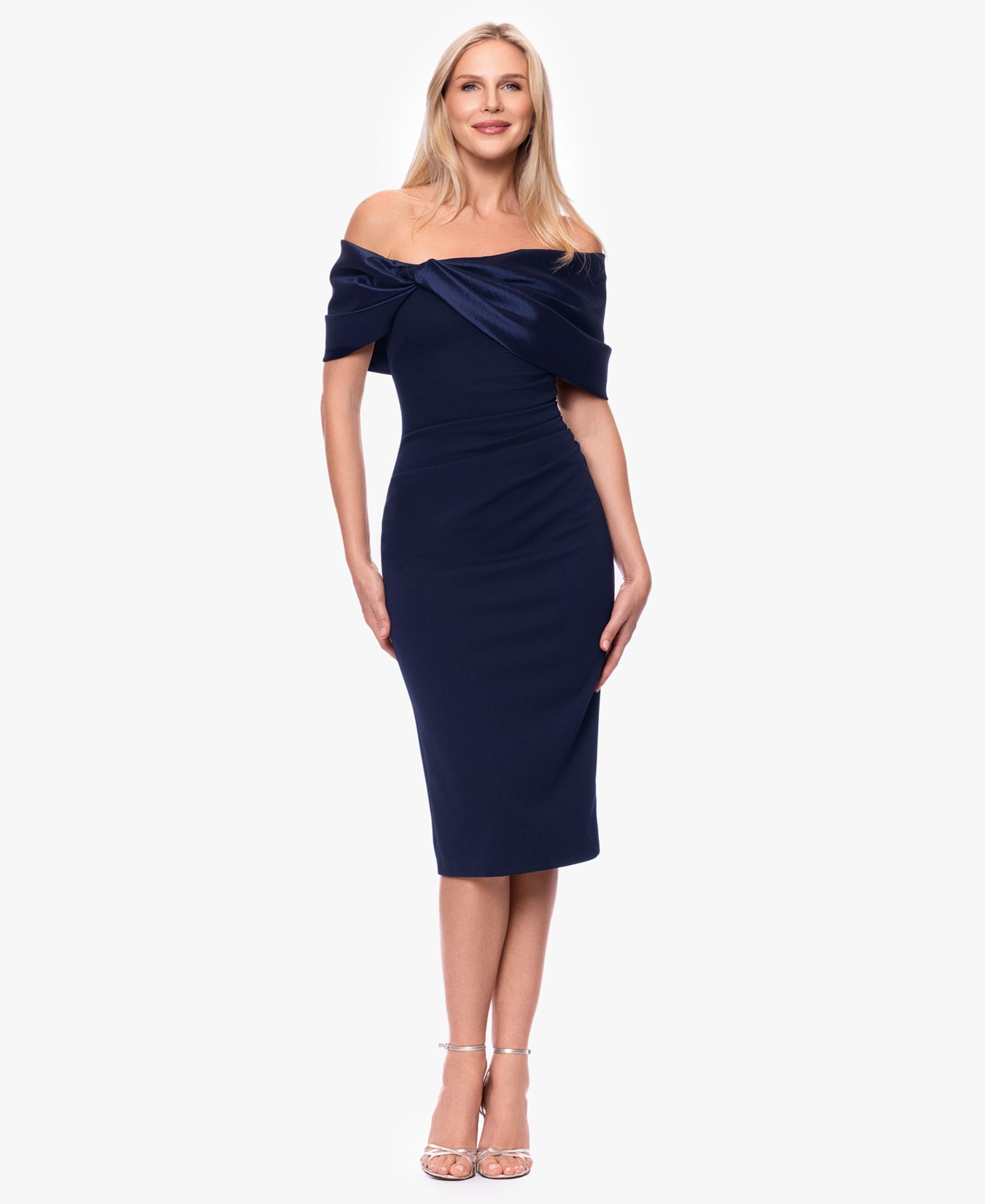 Women's Off-The-Shoulder Midi Dress