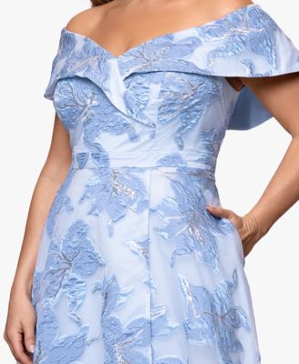 Plus Size Sweetheart Off-The-Shoulder Ball Gown