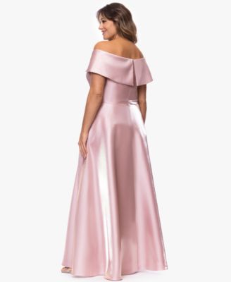 Plus Size Sweetheart Off-The-Shoulder Ball Gown