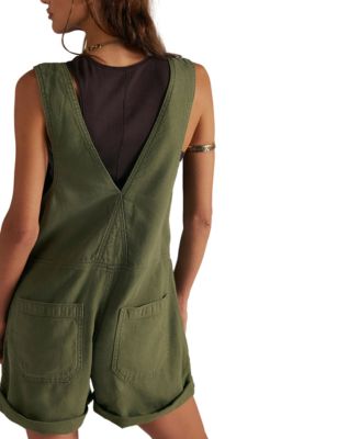 Women's Square Neck Jude Shortalls