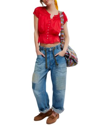 Women's Gemma Embroidered Boat Neck Top