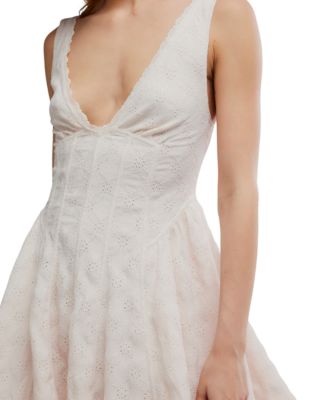 Women's Cant Help It V-Neck Mini Dress