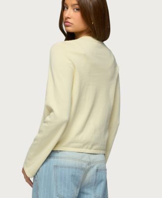 Women's Jenie Split Front Knit Cardigan Sweater