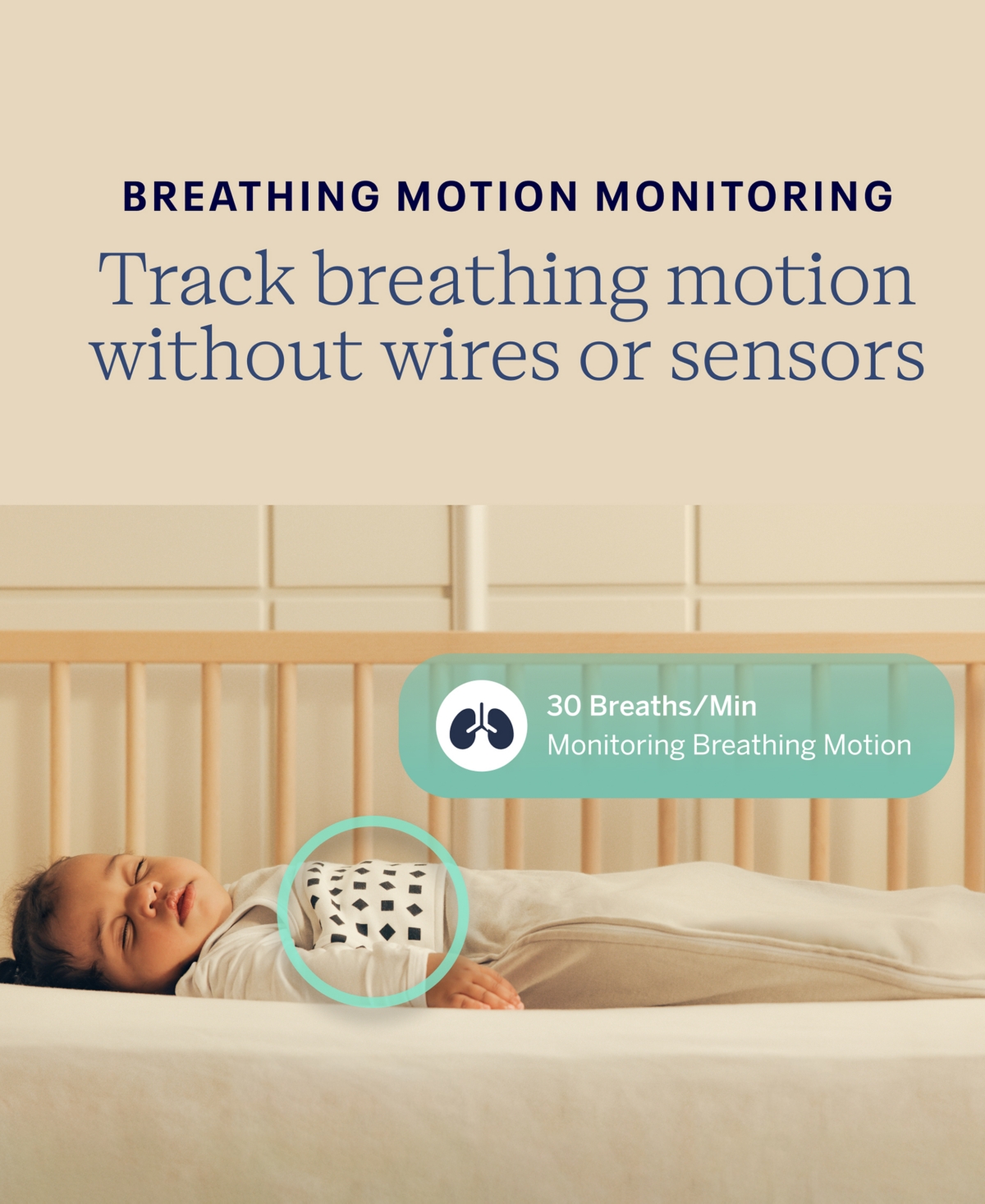 Nanit Pro Smart Baby Monitor and Wall Mount