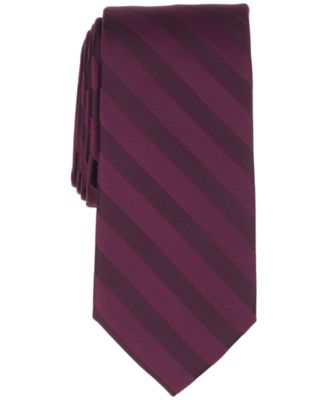 Men's Satin Stripe Solid Tie