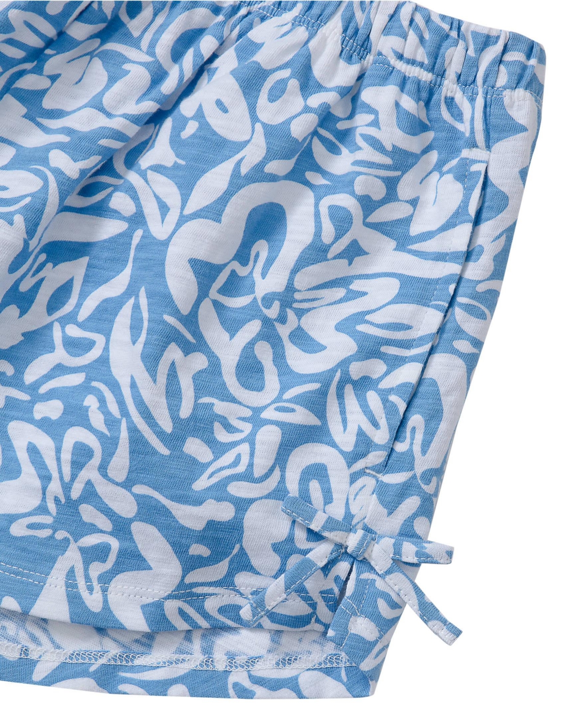 Lands' End Little And Big Girls Knit Side Bow Shorts