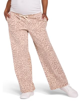 Women's Under the Belly Tie Waist Denim Wide Leg Pant