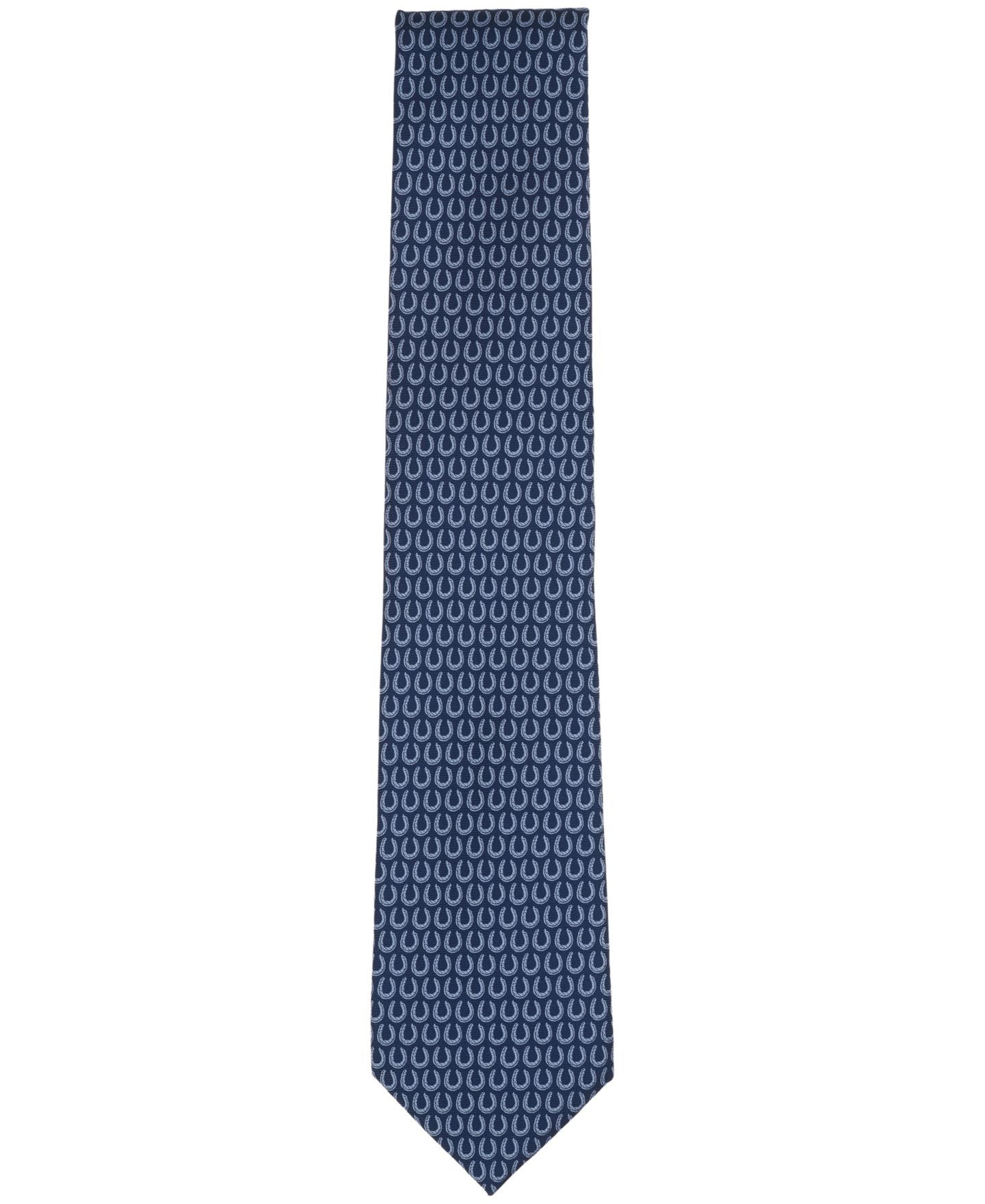 Мужской галстук Club Room Horseshoe Tie, цвет: Тёмно-синий — фото 2