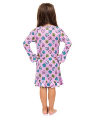 Toddler Girls' I Woke Up Like This Raglan Ruffle Gown Nightgown Pajama