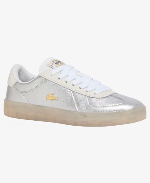 Мужские кроссовки Lacoste Baseshot Pro 2 Lace-Up, цвет: Серебряный