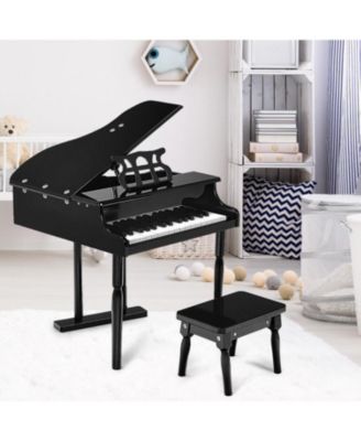 Kids 30-Key Piano Keyboard with Bench and Music Stand