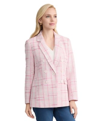 Petite One Button Notch Collar Jacket