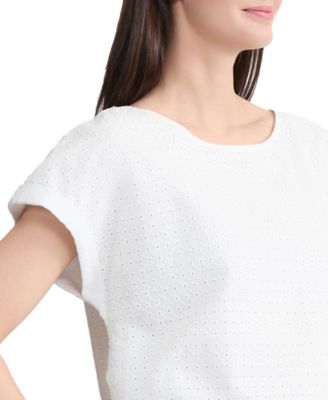 Petite Boat Neck Top