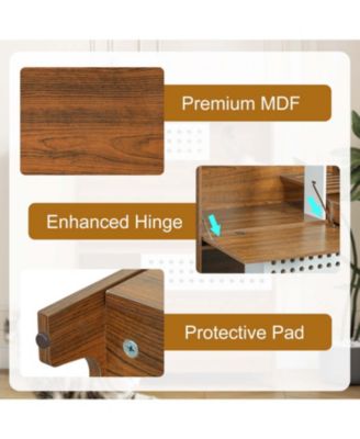 Modern 2-in-1 Cat Furniture: Litter Box Cabinet & Cat House Side Table with Storage