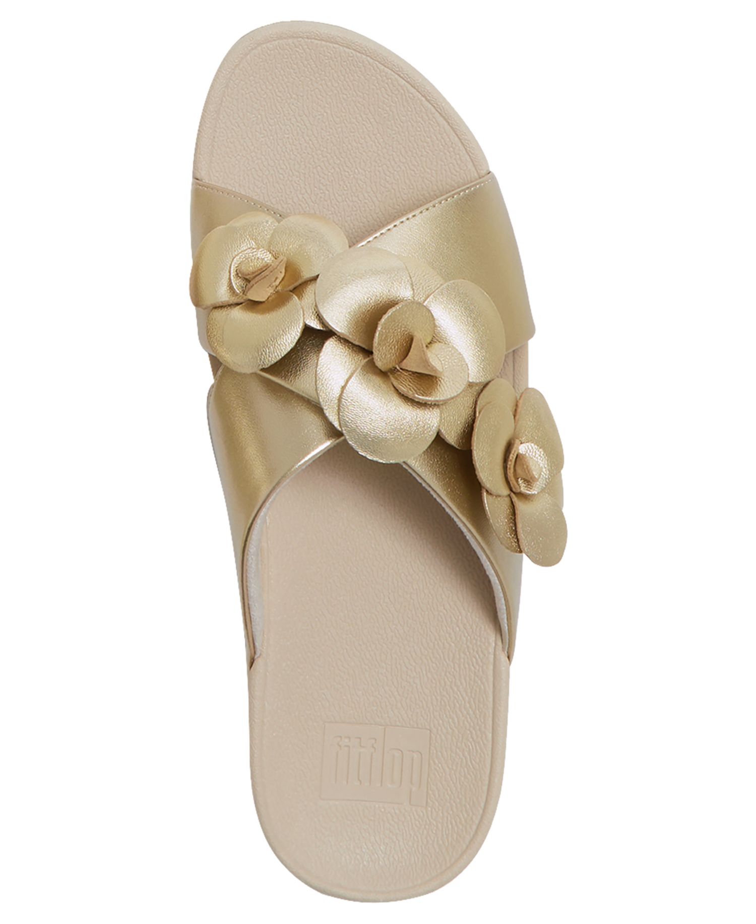 Women's Lulu Flower Cross Slip-On Slide Sandals