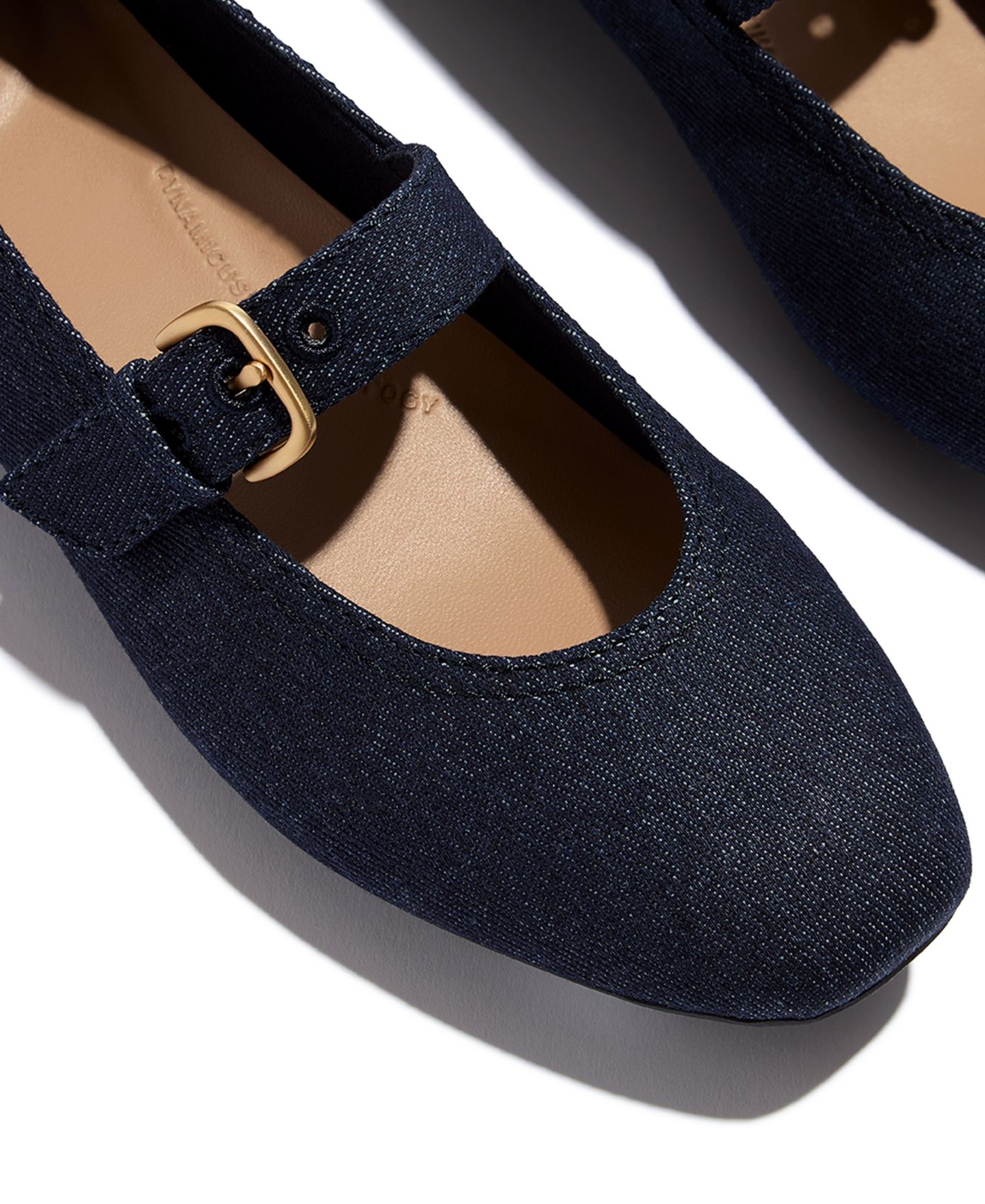 Женские джинсовые туфли Мэри Джейн FitFlop Delicato, цвет: Тёмный джинсовый — фото 5