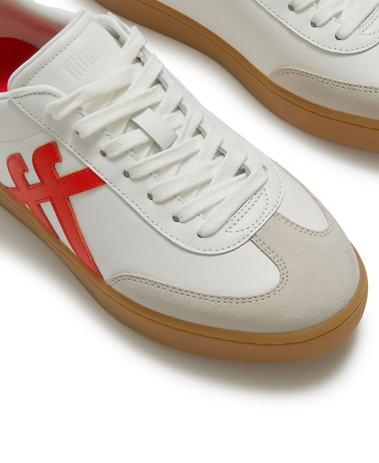 Женские кроссовки FitFlop The Dash FF Lace-Up Trainers, цвет: Белый — фото 5
